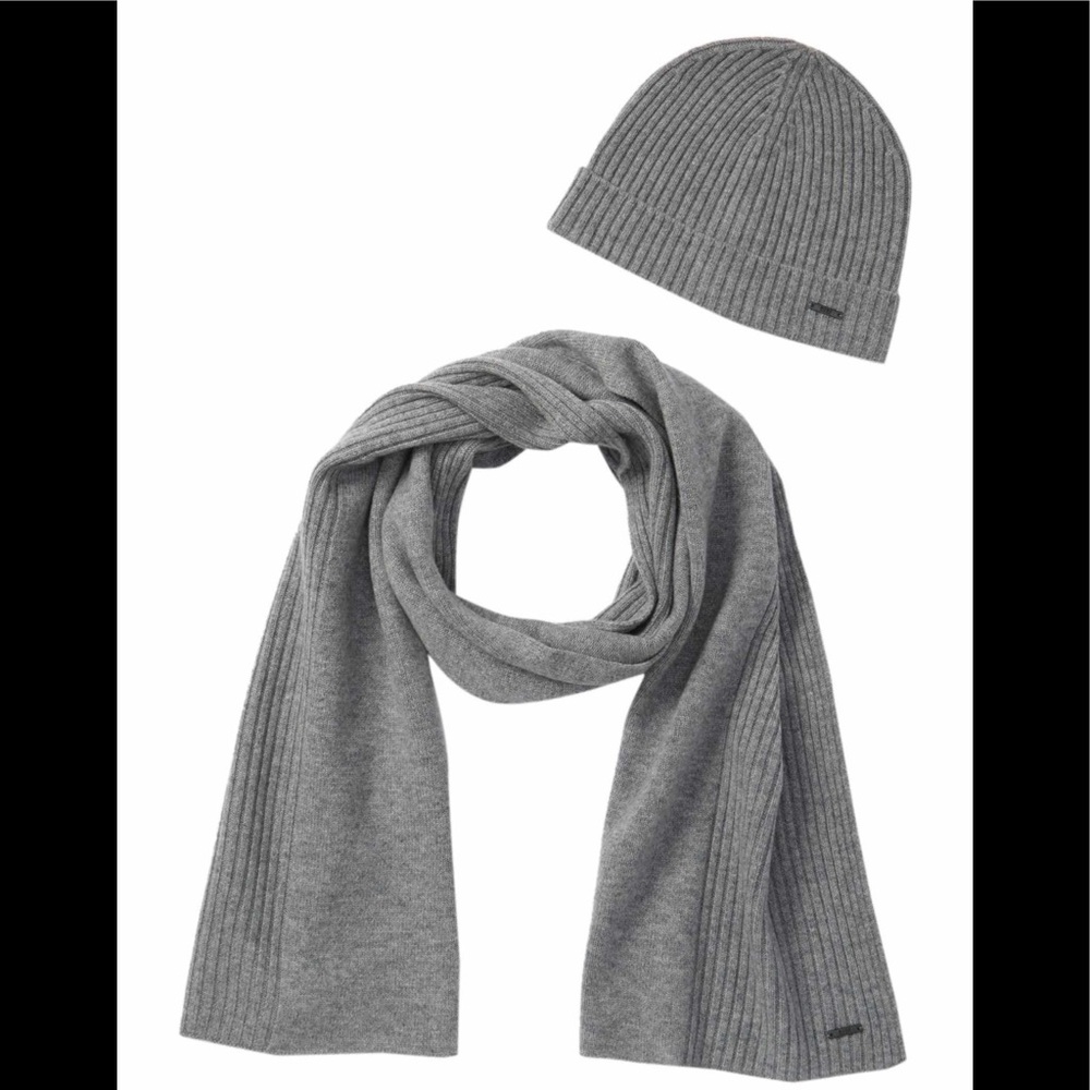 🔥🔥BOSS Laurenzi Cashmere Scarf Set.